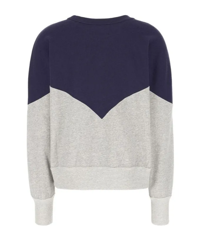 Isabel Marant ÉToile Houston Logo Printed Colourblock Sweatshirt