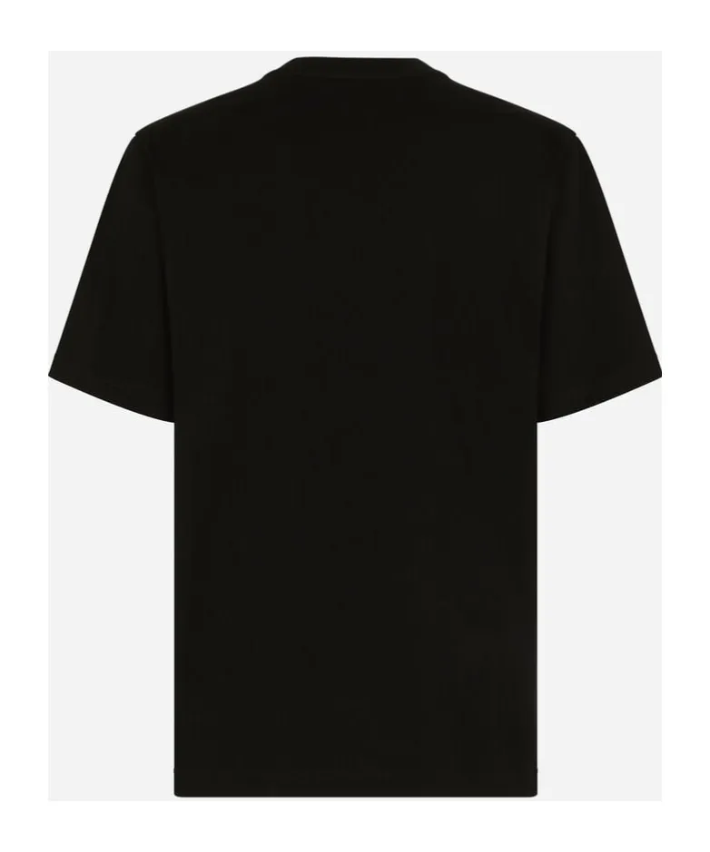 Dolce & Gabbana Logo Embossed Crewneck T-Shirt