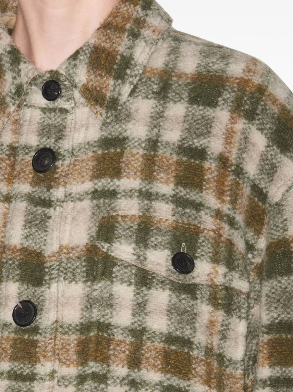 Isabel Marant Toile Harveli Checked Shirt Jacket