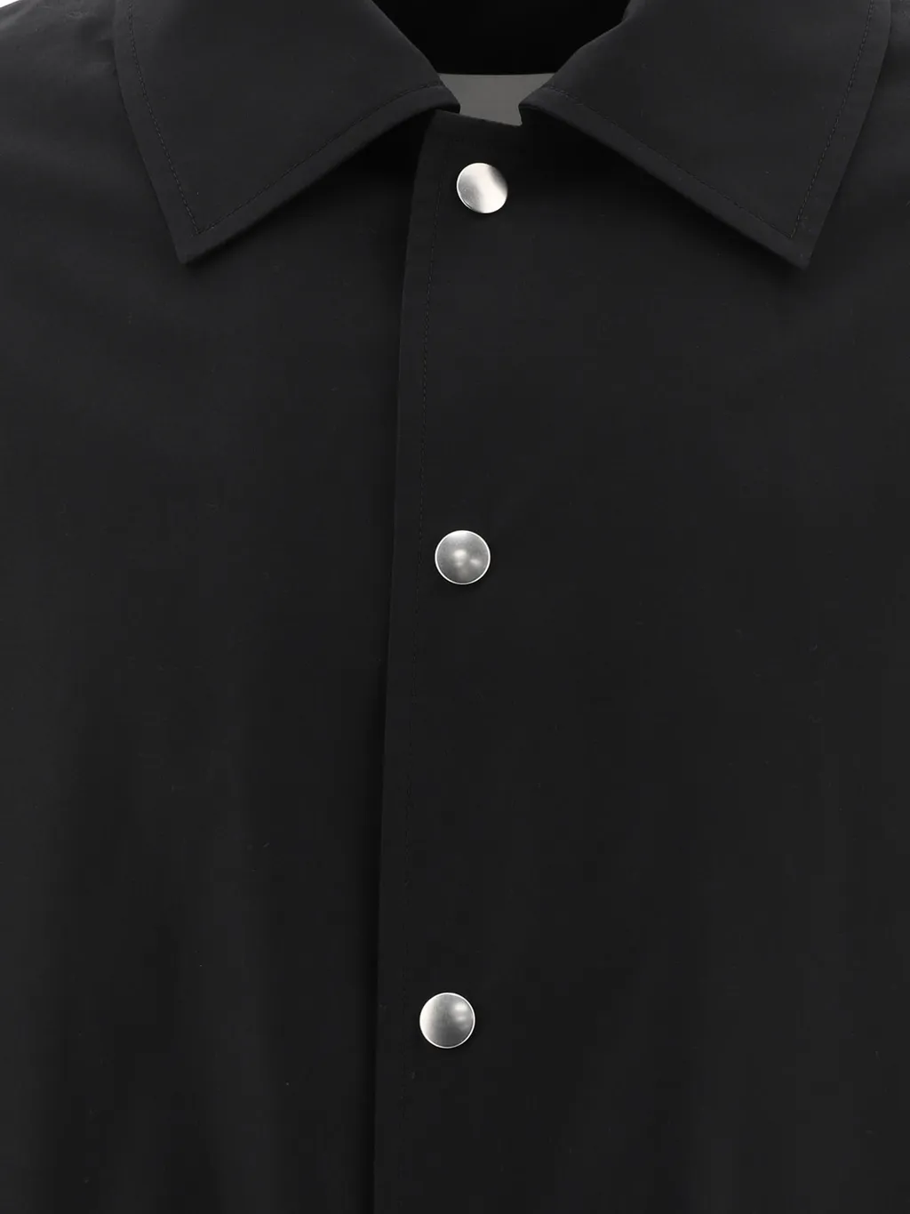 Jil Sander Logo Printed Button-Up Jacket