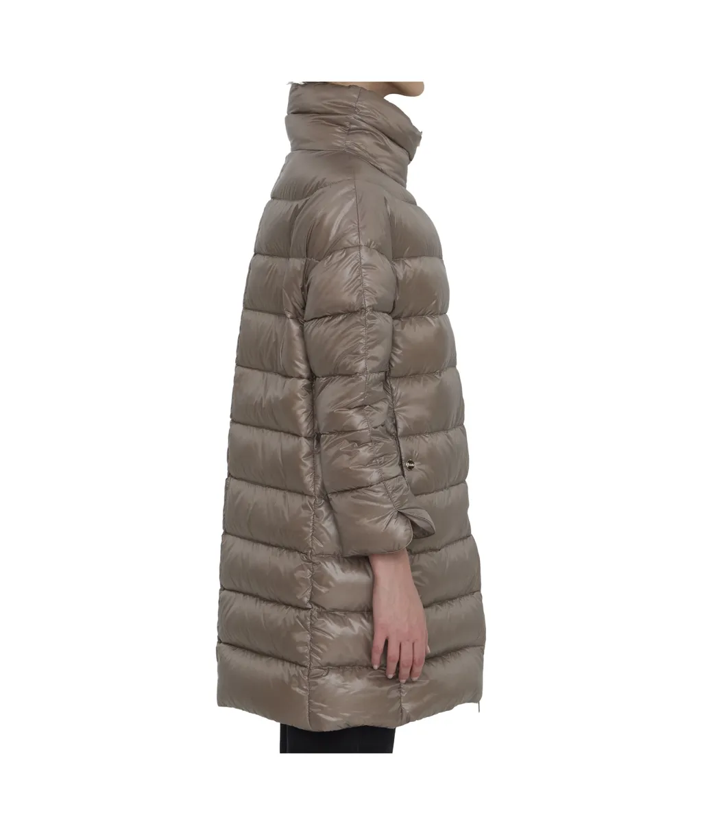 Herno Quilted Down Long Jacket