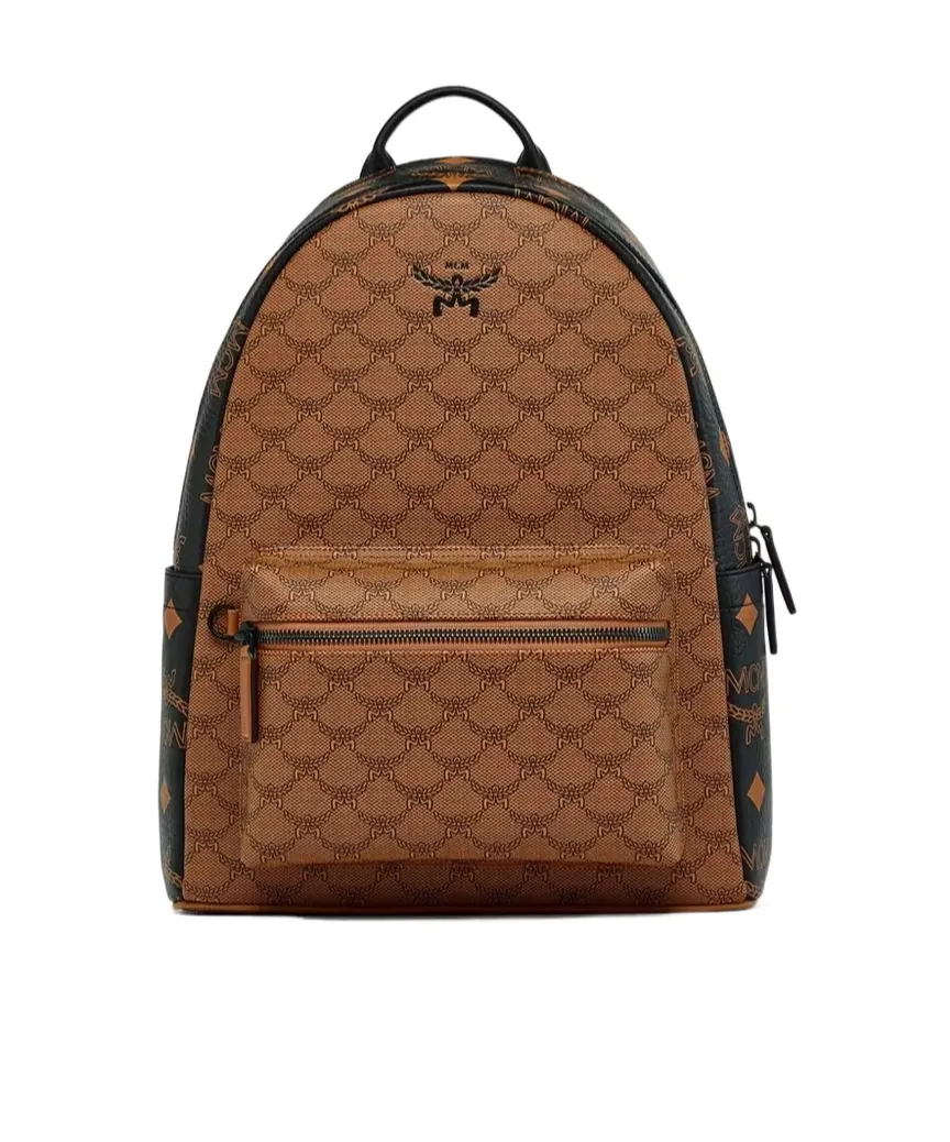 Mcm Zip-Up Backpack