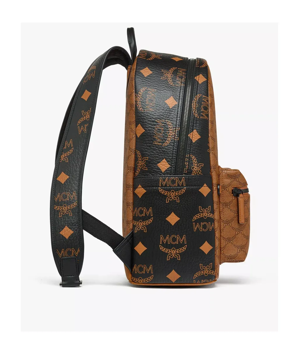 Mcm Zip-Up Backpack