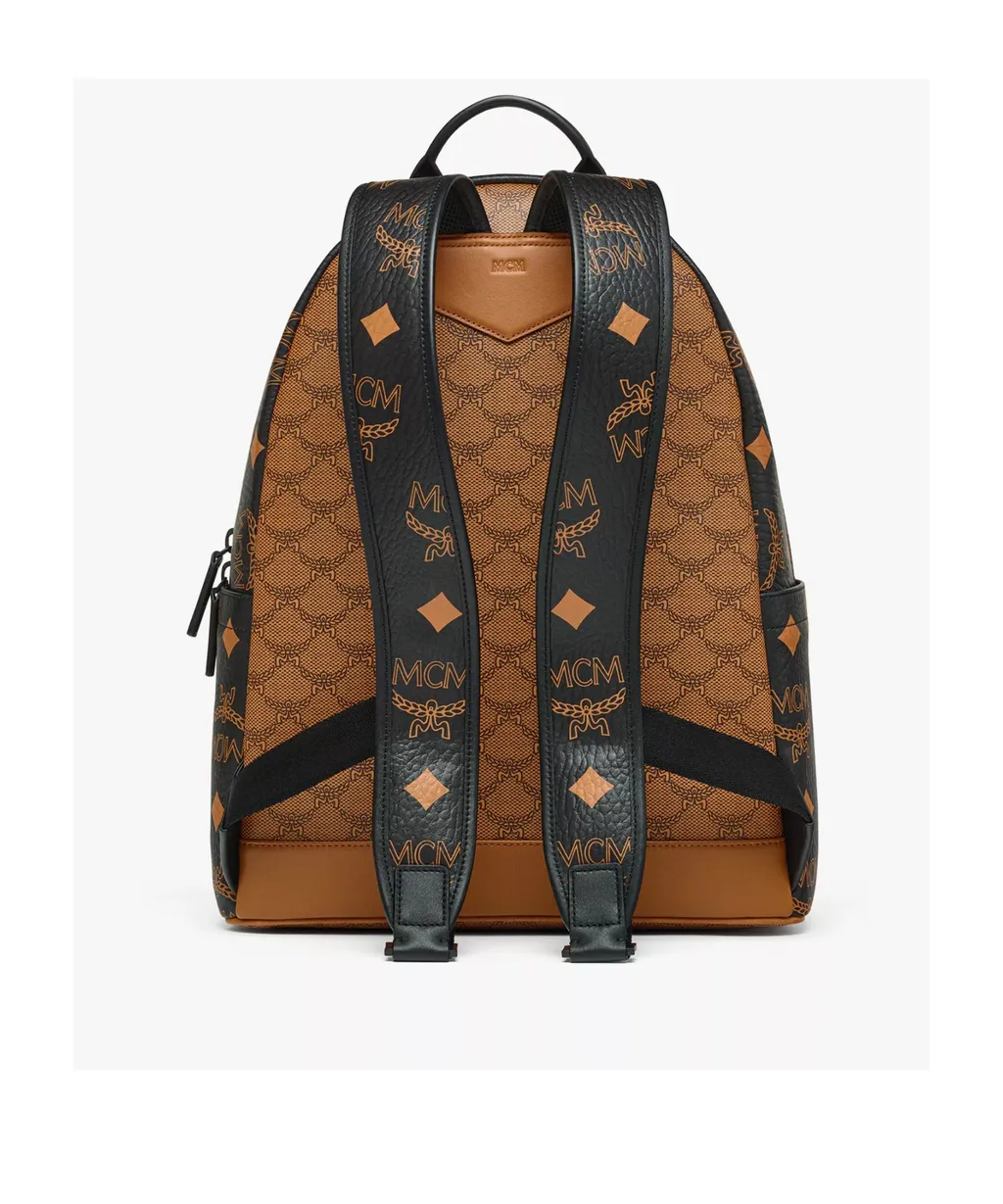 Mcm Zip-Up Backpack