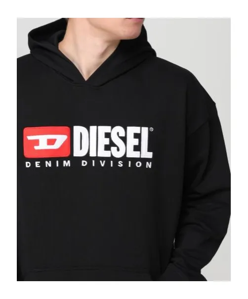 Diesel S-Boxt Logo Printed Hoodie