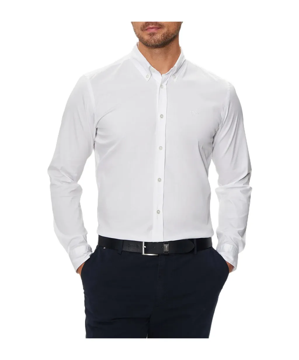 Logo-Embroidered Poplin Shirt