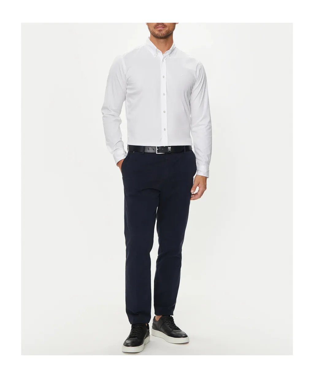 Logo-Embroidered Poplin Shirt
