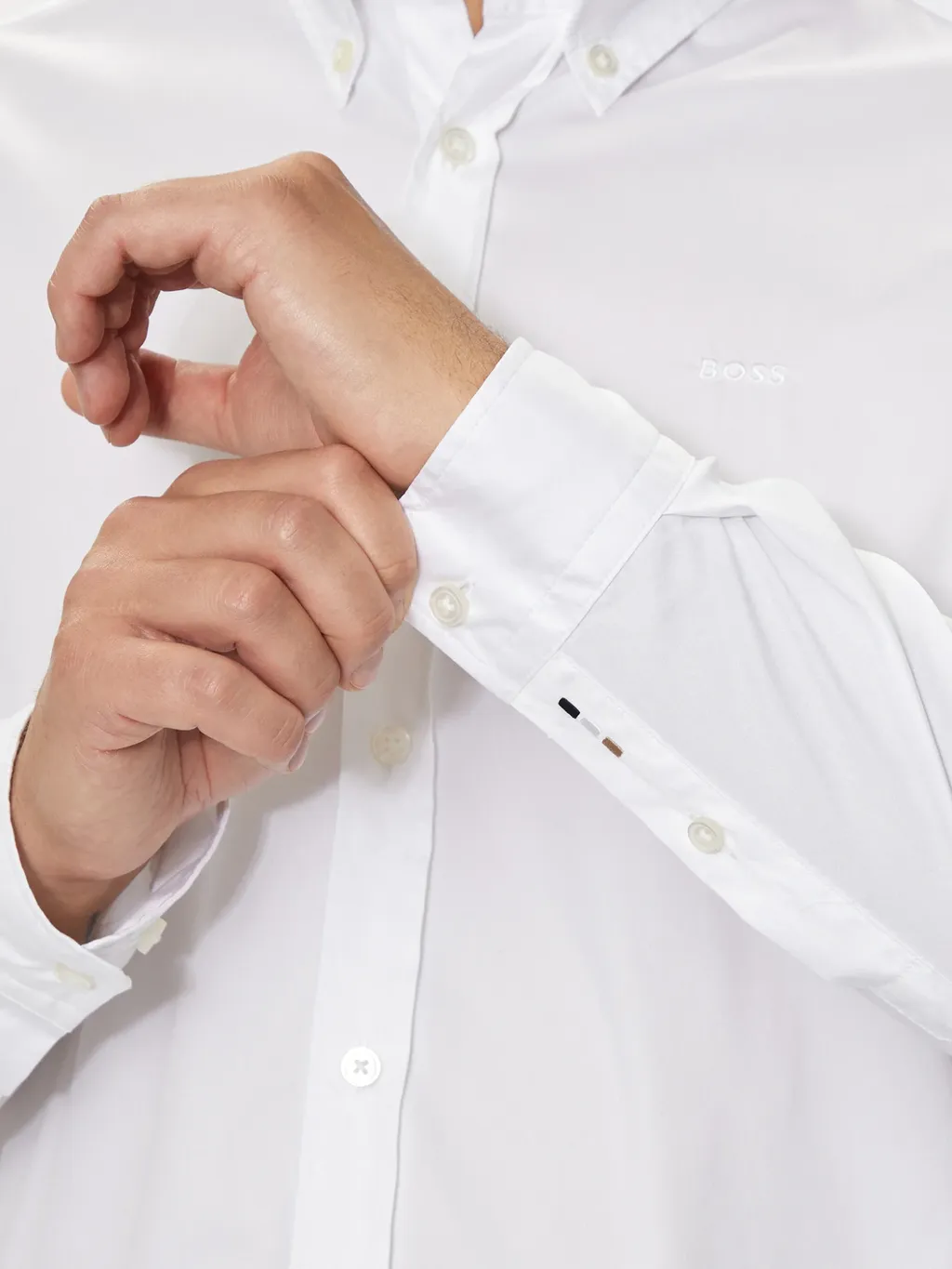 Logo-Embroidered Poplin Shirt