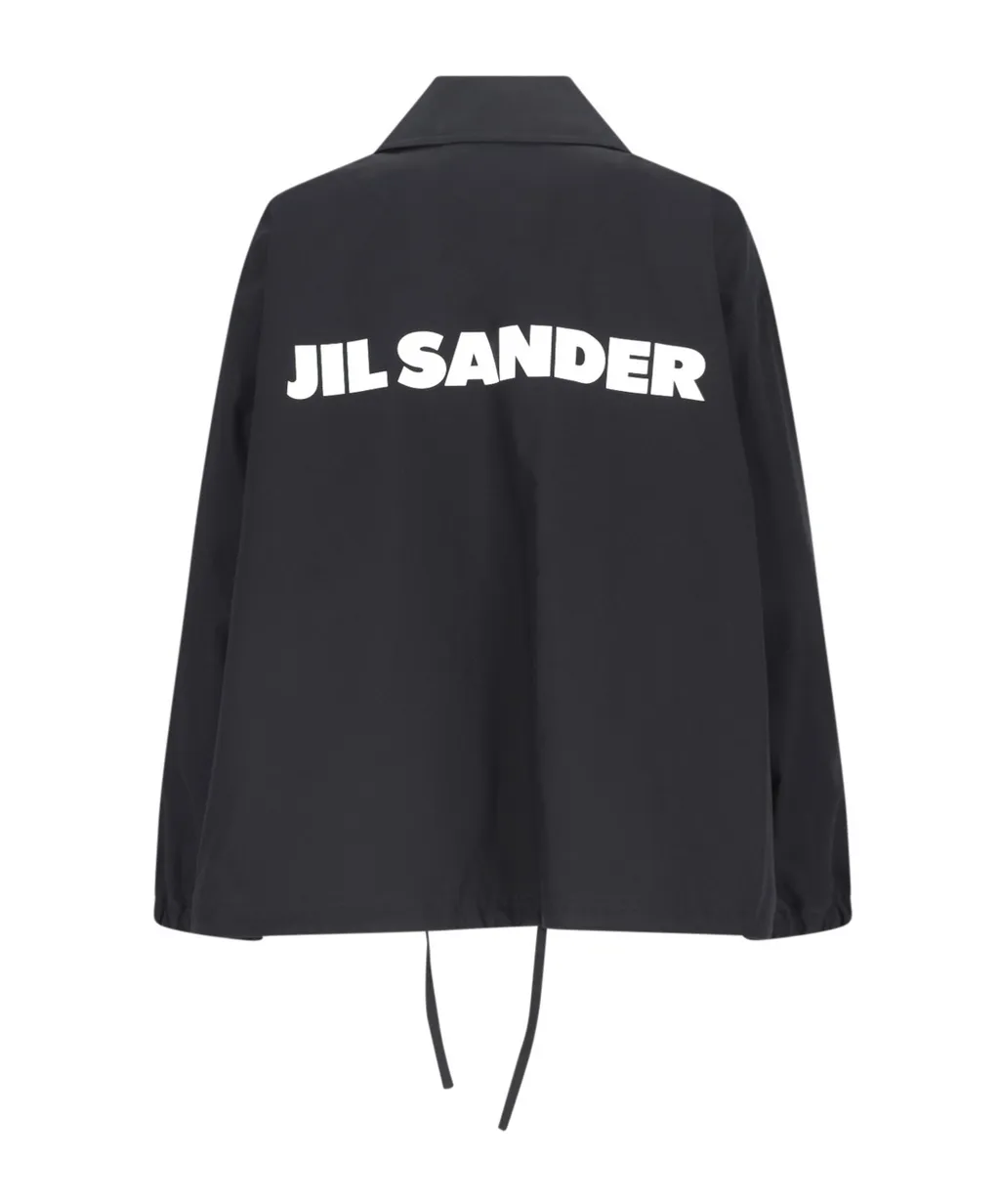 Jil Sander Logo-Printed Textured Jacket