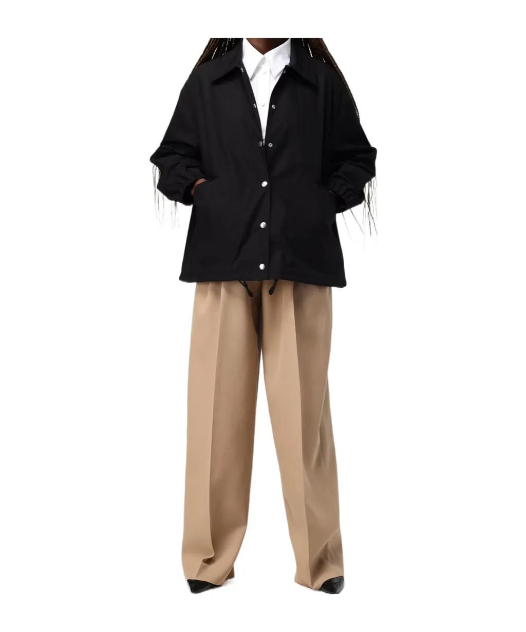 Jil Sander Logo-Printed Textured Jacket