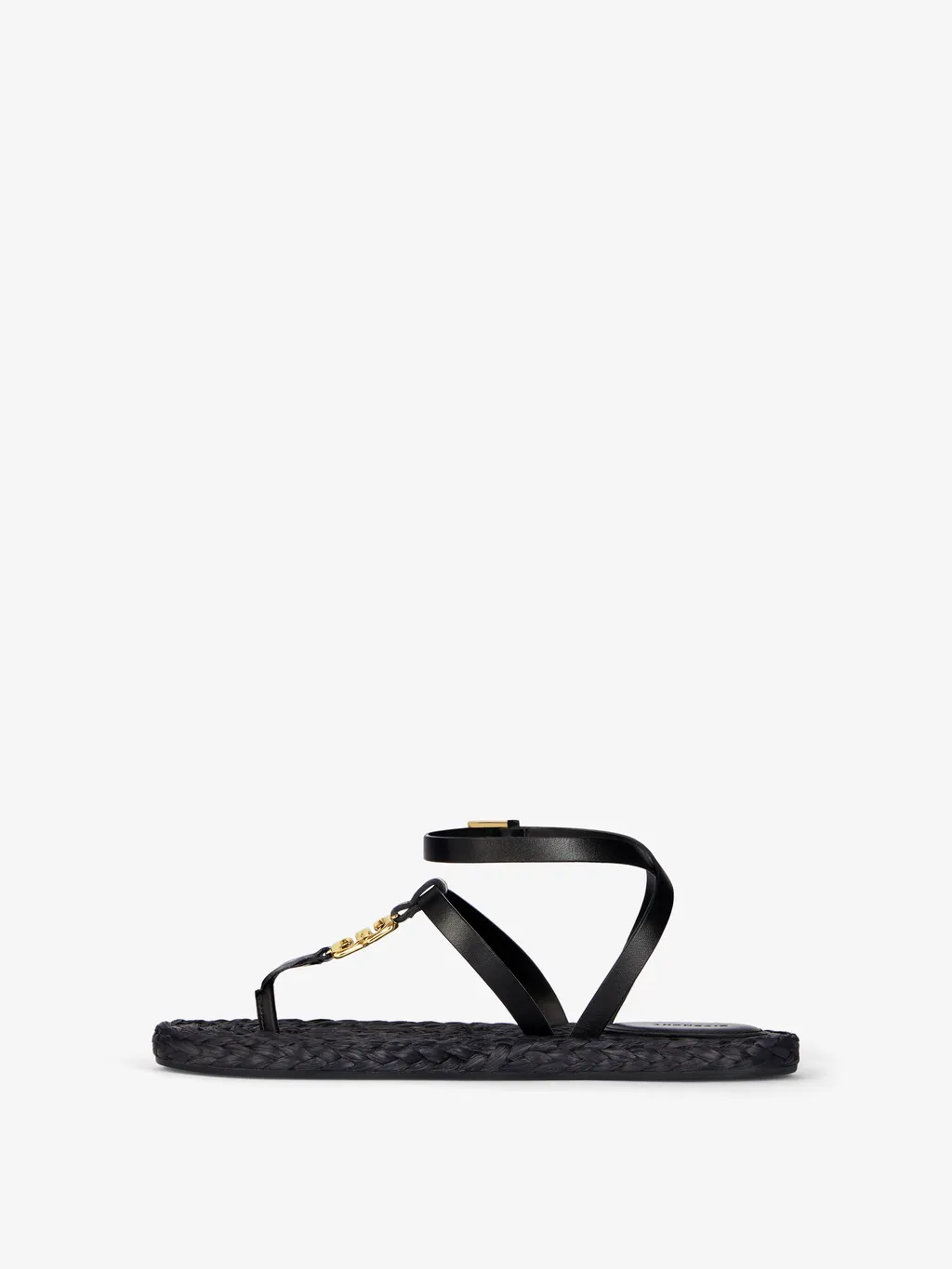 Givenchy 4G Plaque Raffia Sandals