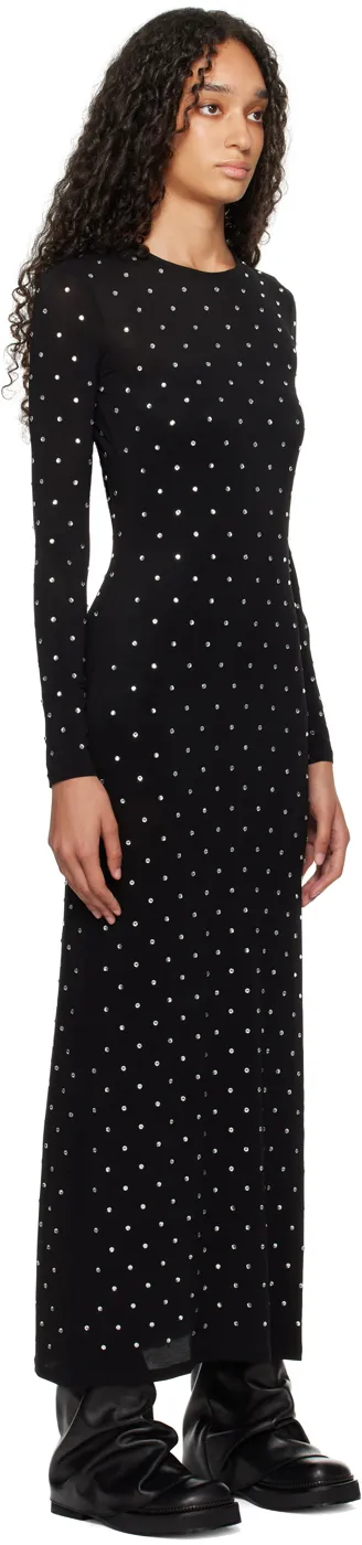 Paco Rabanne	All-Over Embellished Long-Sleeved Dress