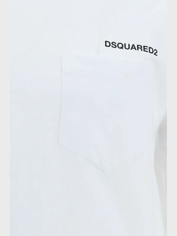 Dsquared2 Logo Printed Crewneck T-Shirt