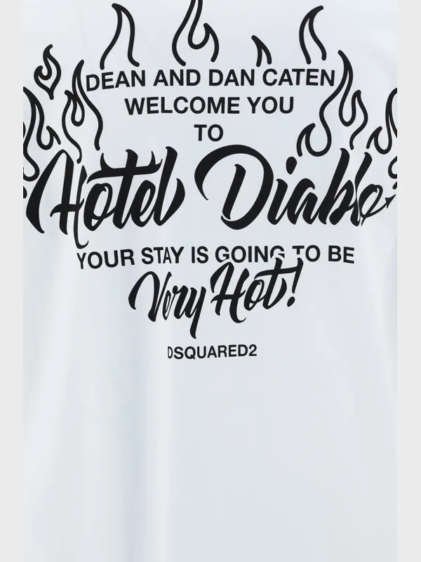 Dsquared2 Logo Printed Crewneck T-Shirt