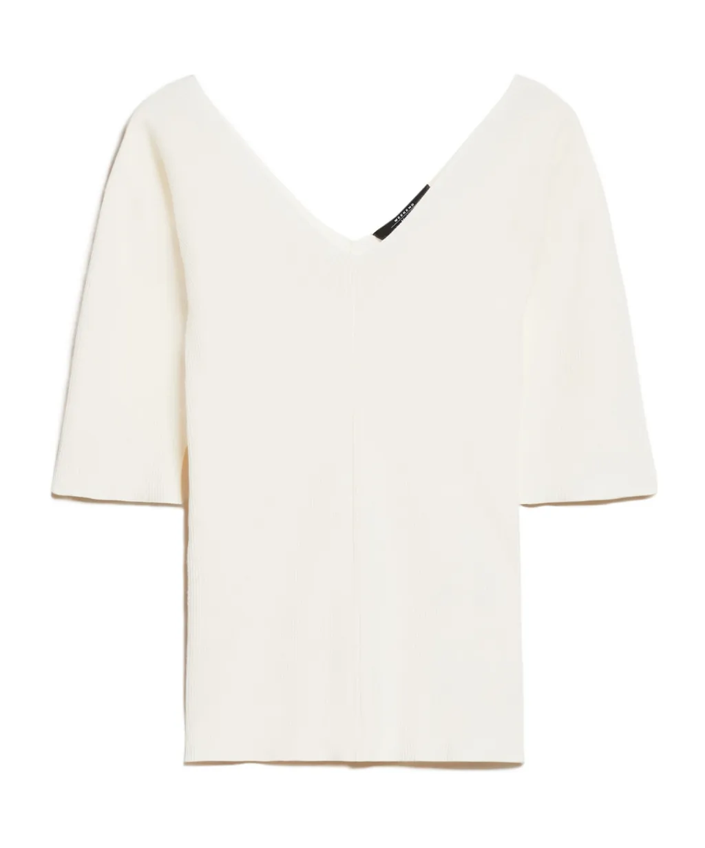 Weekend Max Mara V-Neck Half-Sleeved Jumper