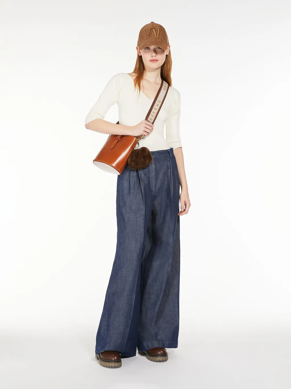 Weekend Max Mara V-Neck Half-Sleeved Jumper