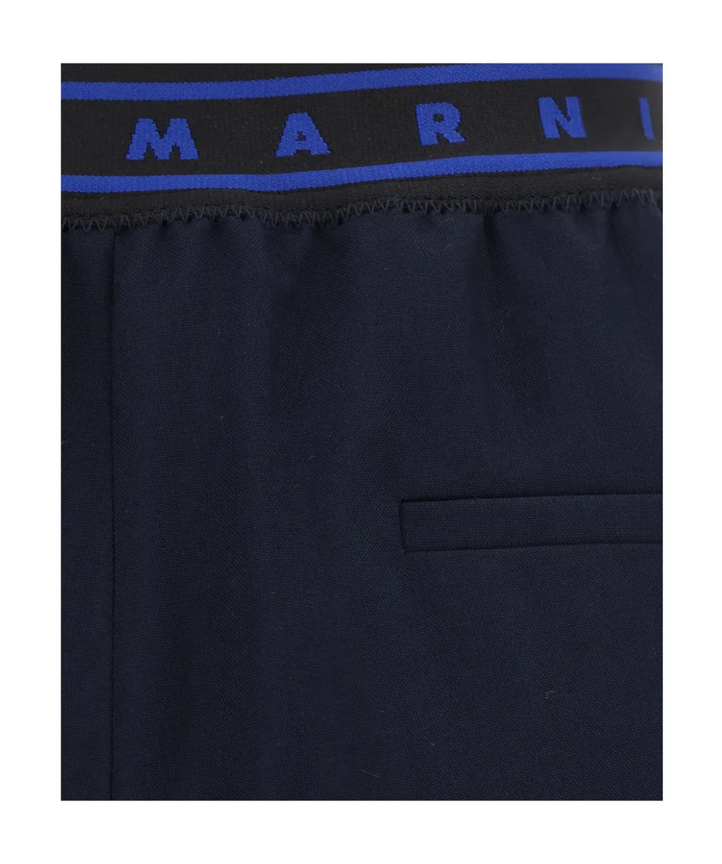 Marni Logo Waist Trousers