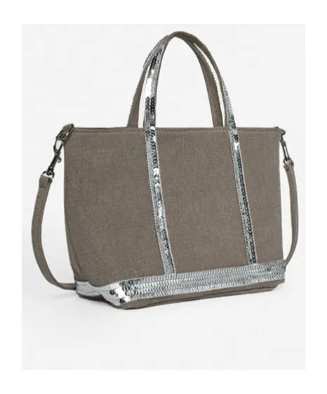 Cabas Tote Zippered Crossbody Bag