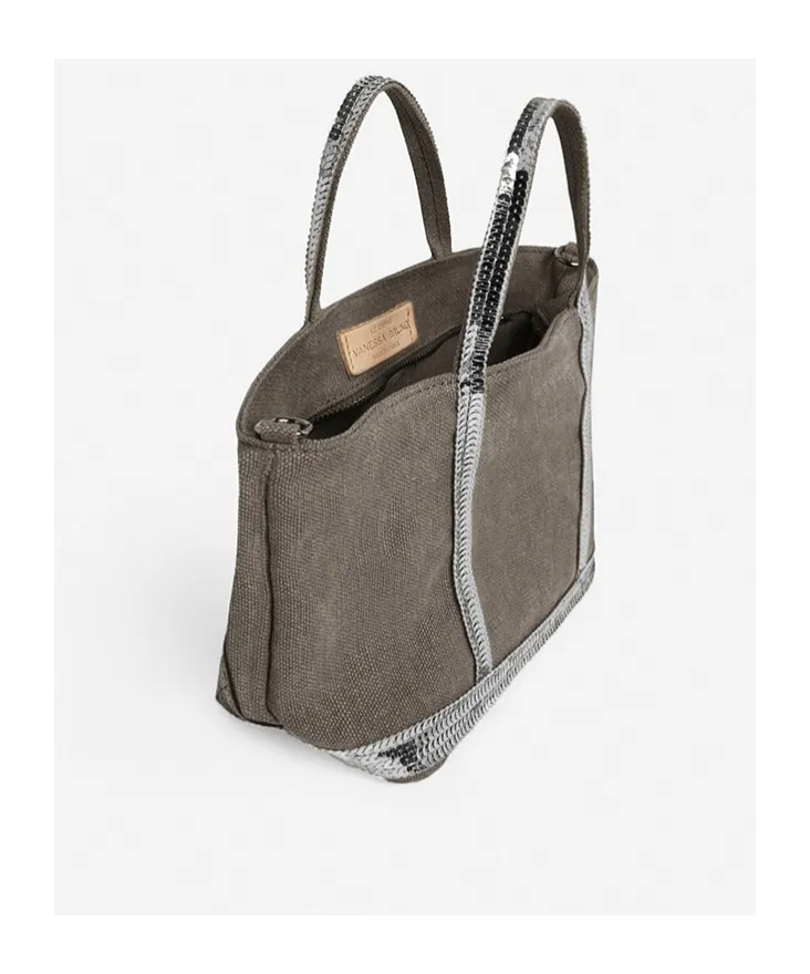 Cabas Tote Zippered Crossbody Bag