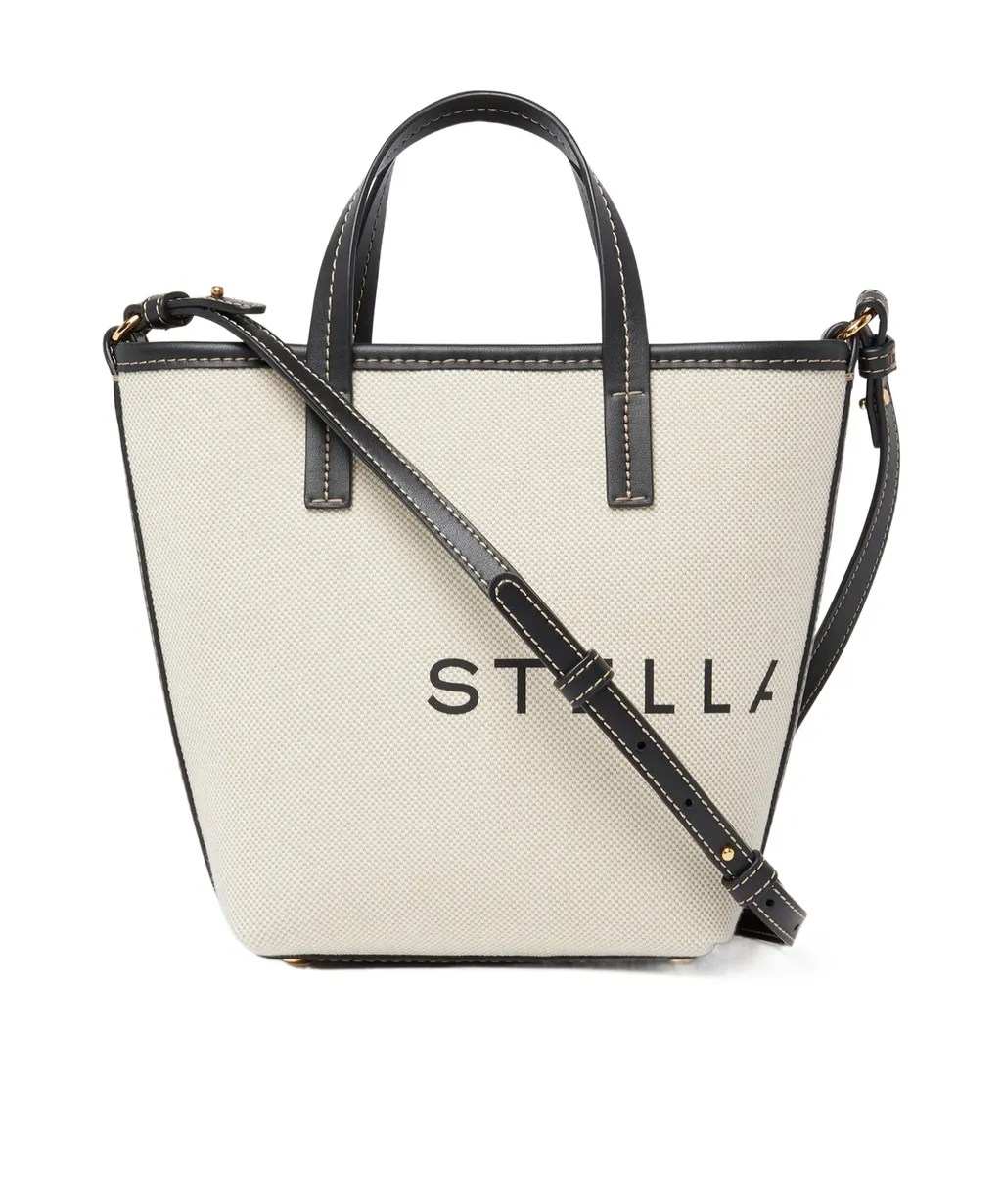 Stella Mccartney Logo-Printed Top Handle Bag