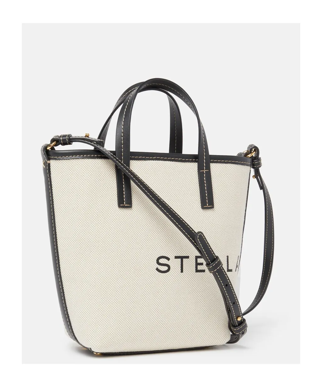 Stella Mccartney Logo-Printed Top Handle Bag