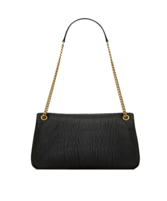 Saint Laurent Calypso Logo Plaque Medium Shoulder Bag