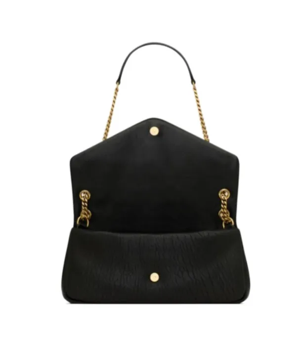 Saint Laurent Calypso Logo Plaque Medium Shoulder Bag