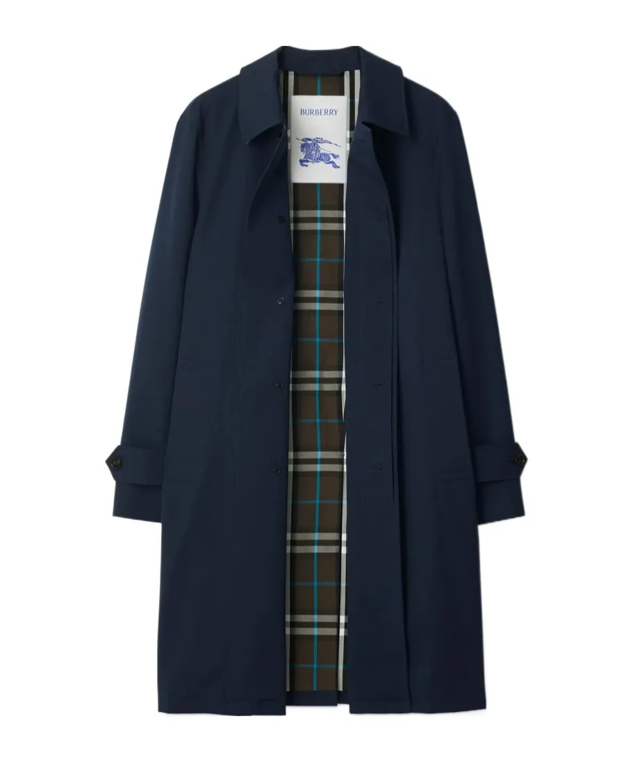 Long Gabardine Car Coat