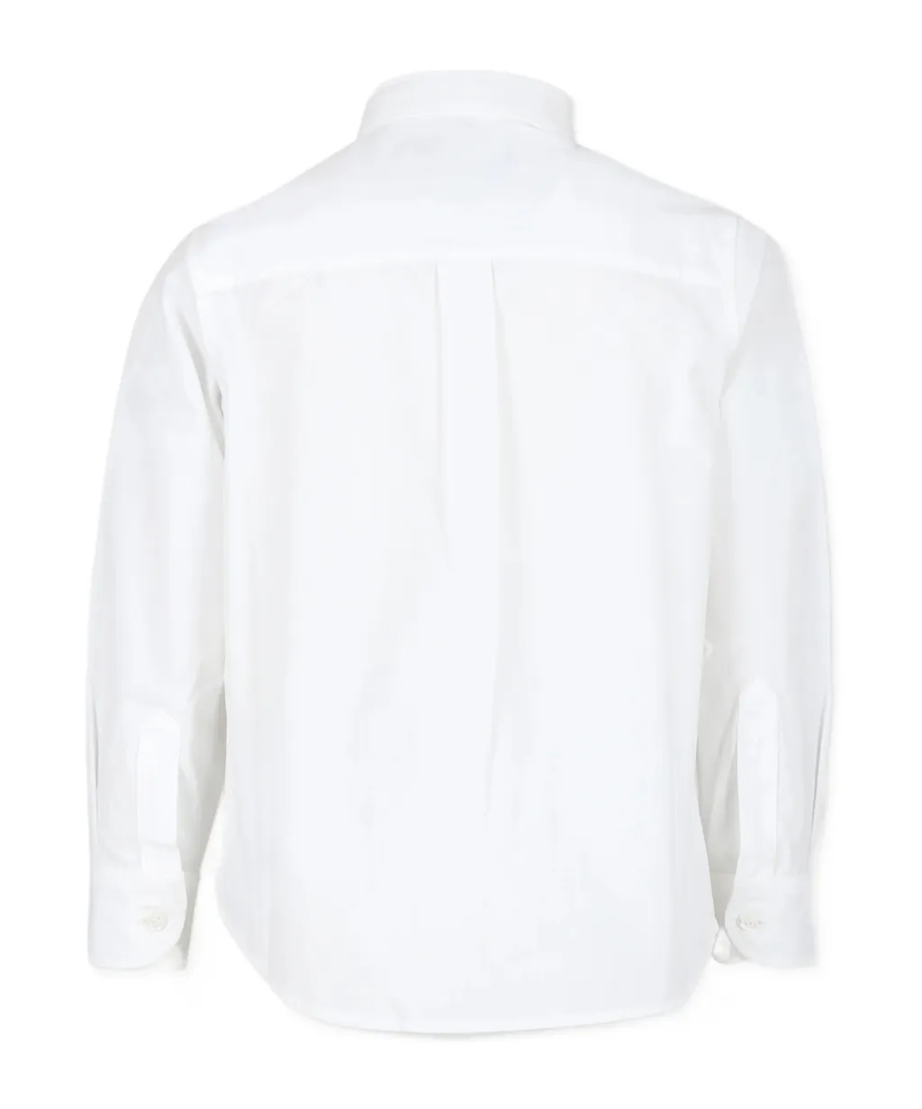 Logo-Embroidered Cotton Shirt