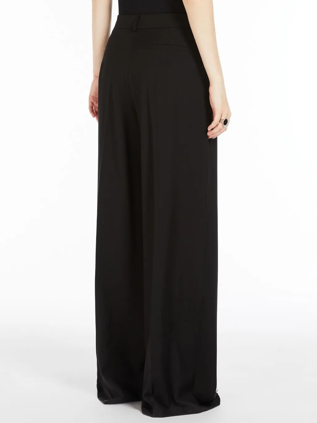 Sportmax Button Detailed Straight Leg Pants