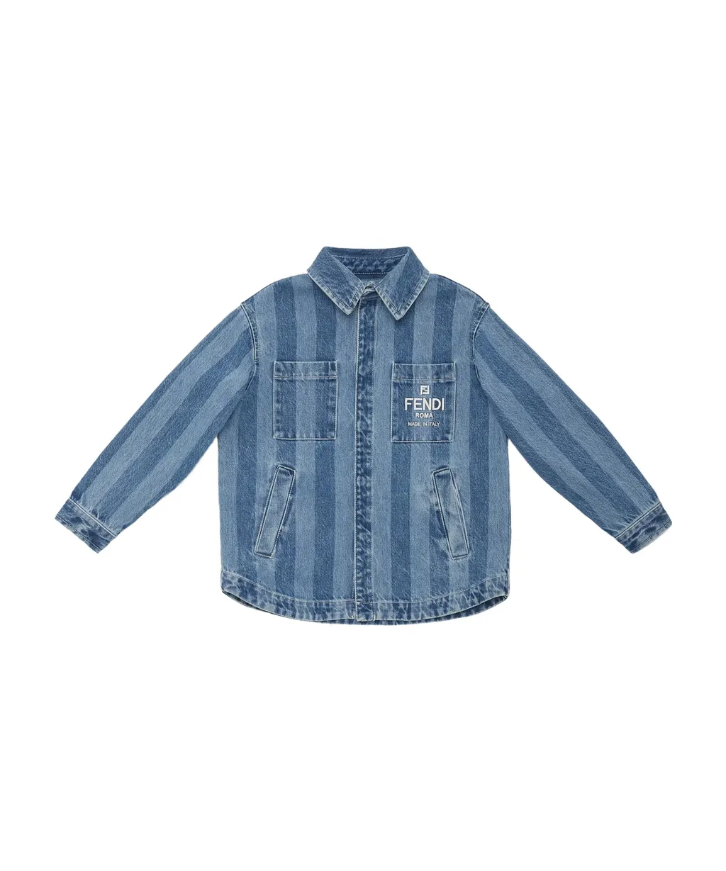 Fendi Kids Denim Go-To Junior Jacket