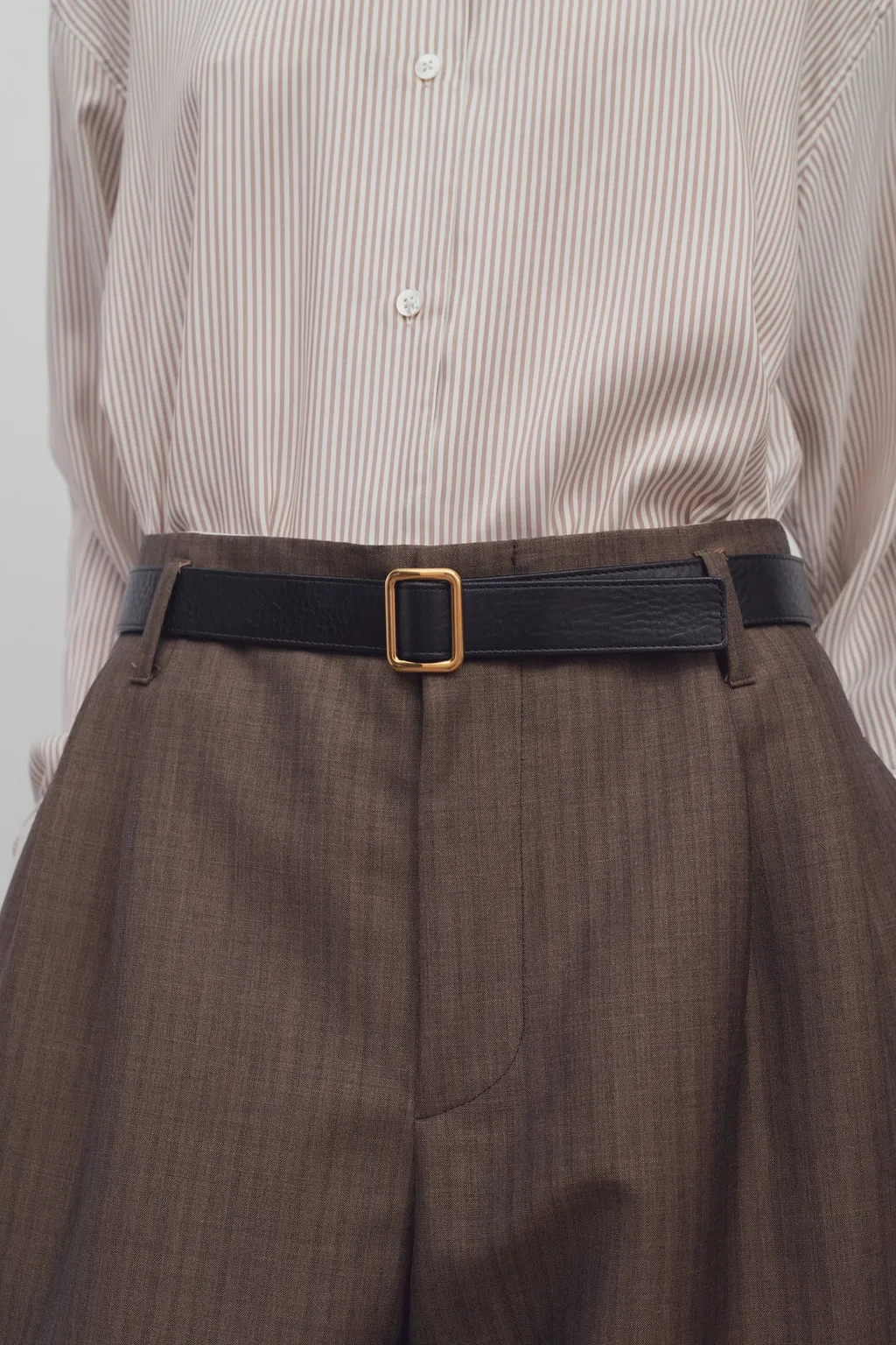 The Row Jin Square Buckled Belt