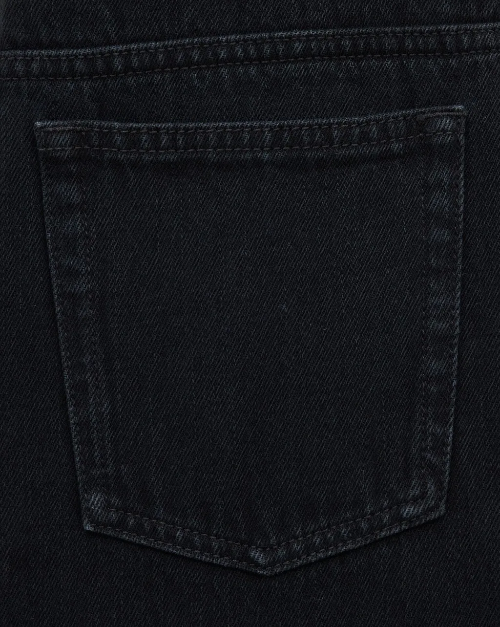 Saint Laurent Logo Patch Straight Leg Jeans