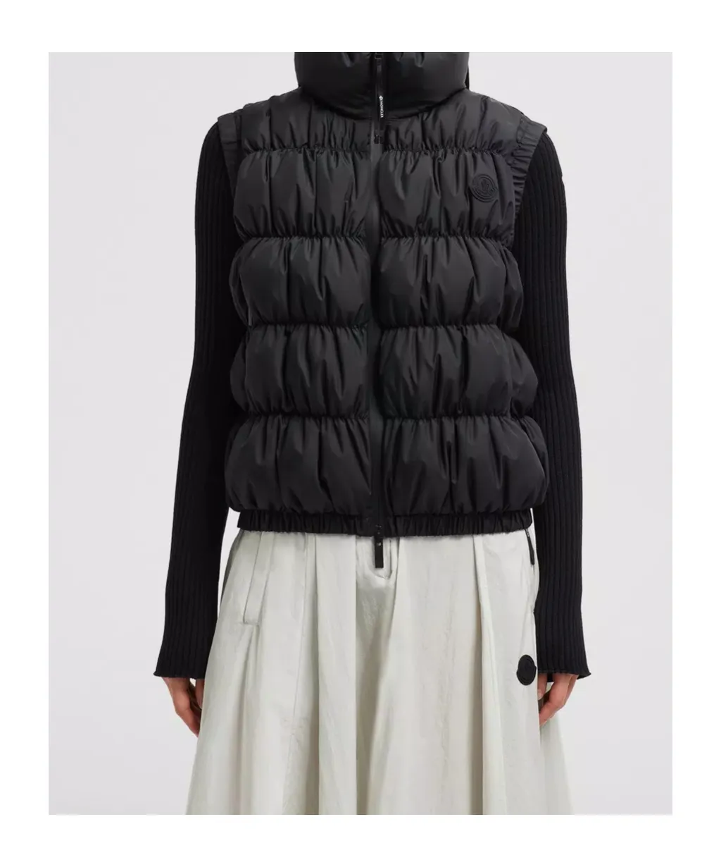 Moncler Logo Patch Padded Vest