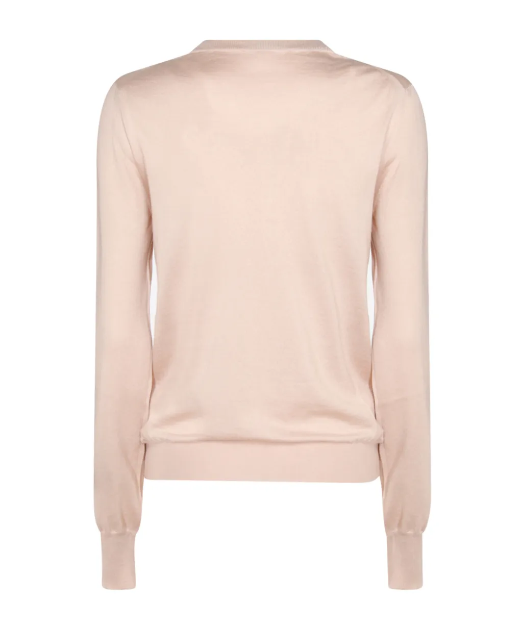 Miu Miu Buttoned Crewneck Cardigan