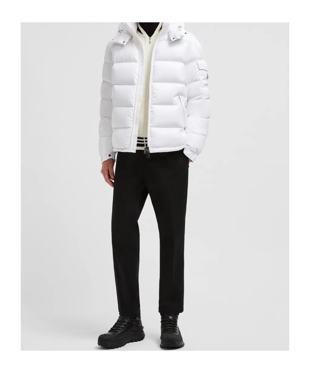 Moncler Maya Hooded Zip-Up Padded Jacket