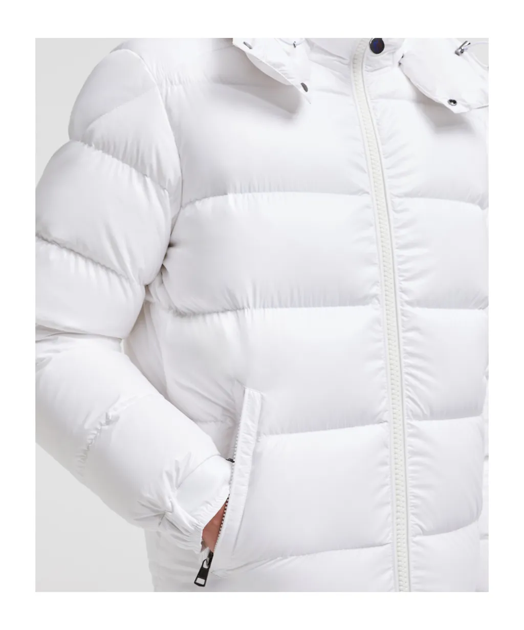 Moncler Maya Hooded Zip-Up Padded Jacket