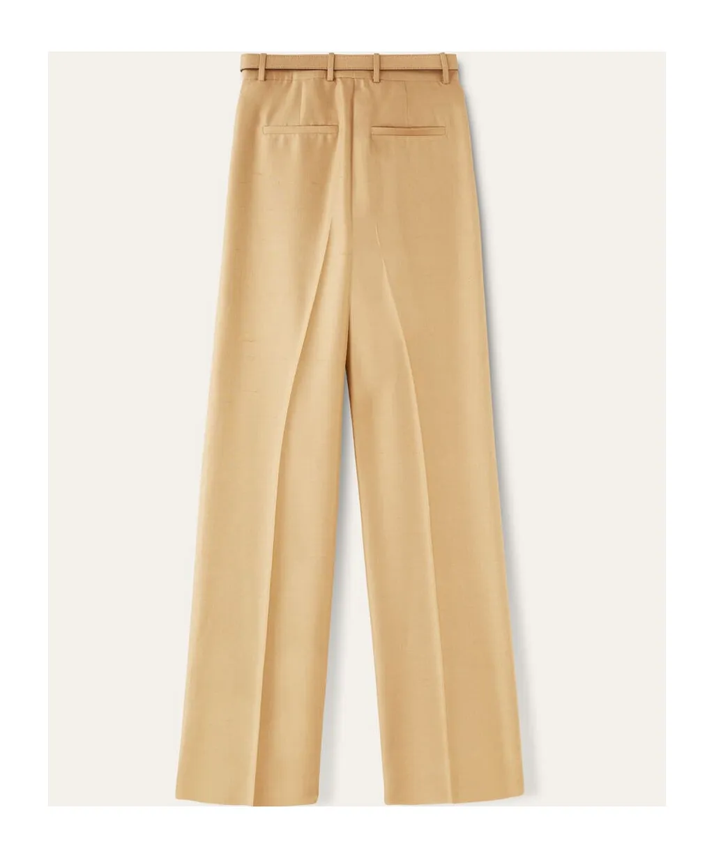 Loro Piana Edward Belted Trousers