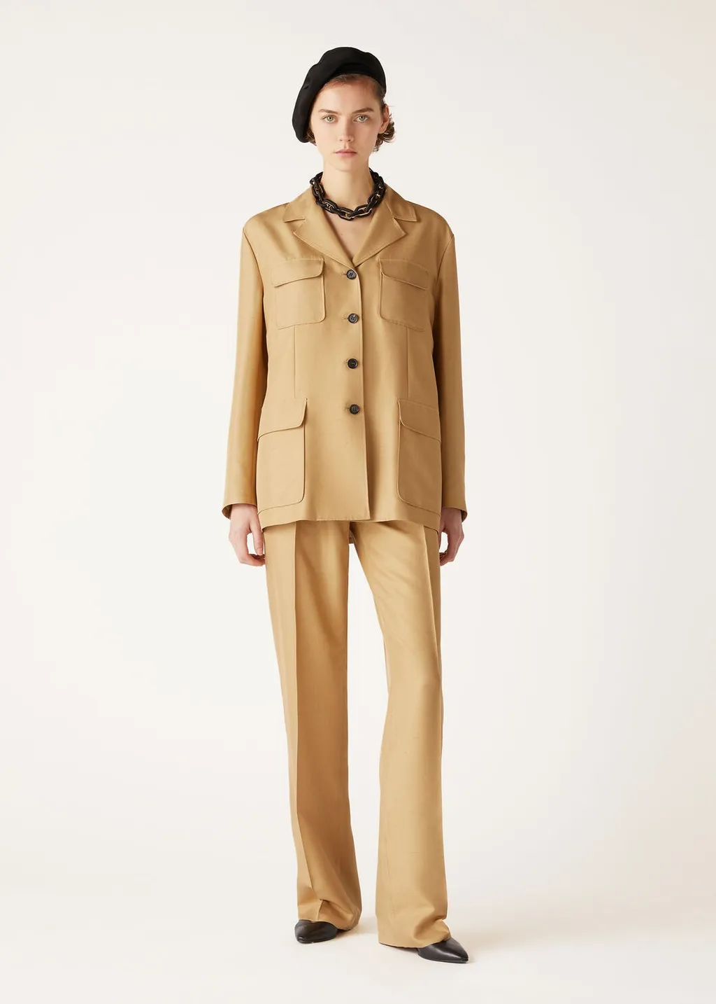 Loro Piana Edward Belted Trousers