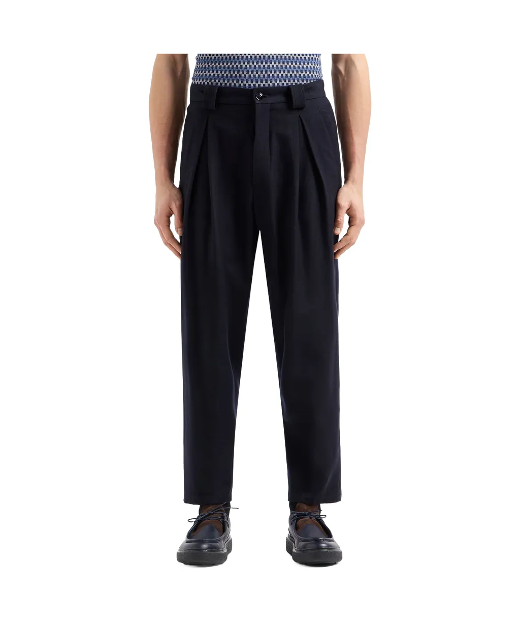 Giorgio Armani Single-Pleat Lightweight Trousers