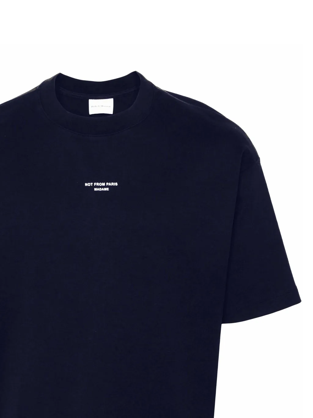 DrÔLe De Monsieur Slogan Printed Crewneck T-Shirt