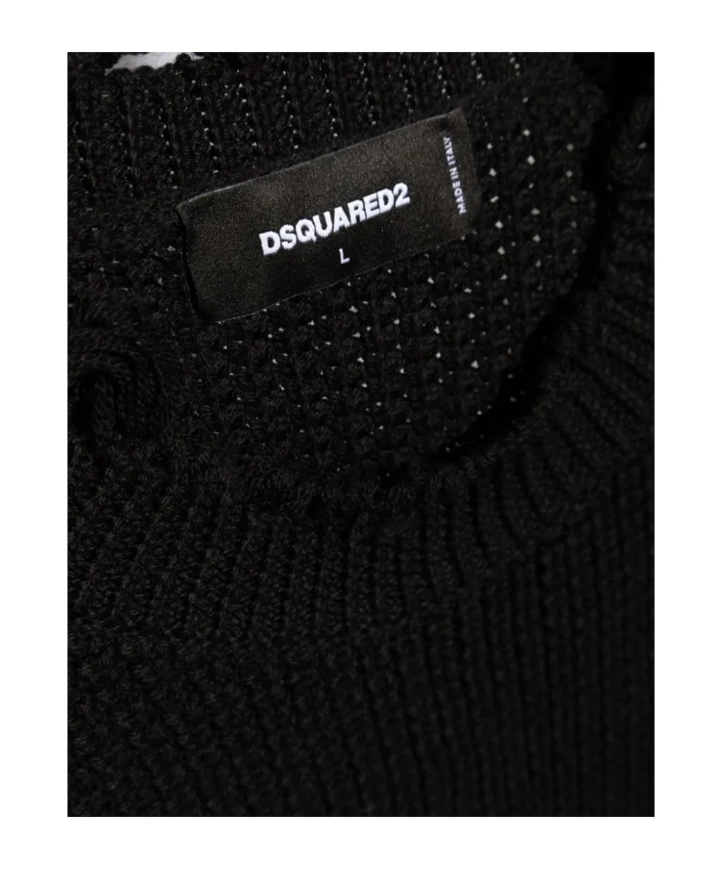 Dsquared2 Distressed Knit Jumper