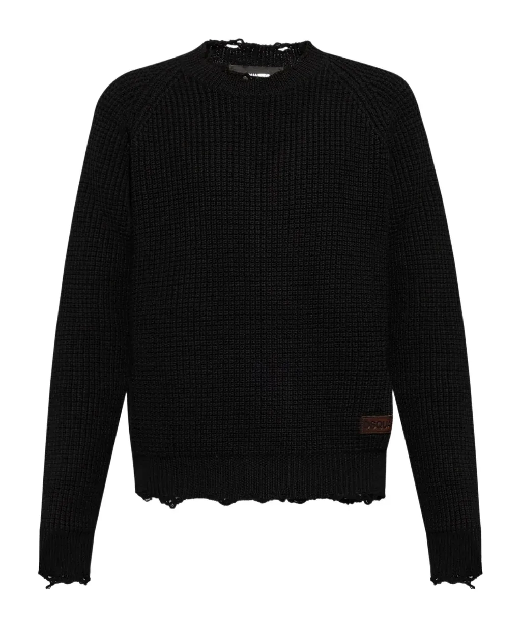 Dsquared2 Distressed Knit Jumper