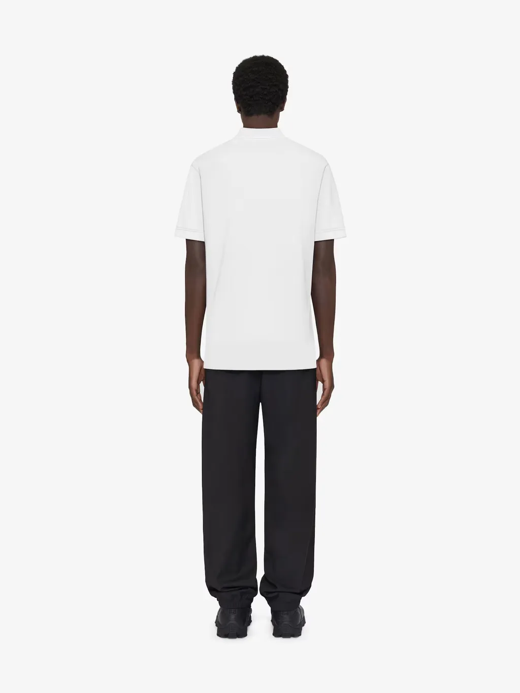 Givenchy Metal Clip Short-Sleeved Polo Shirt