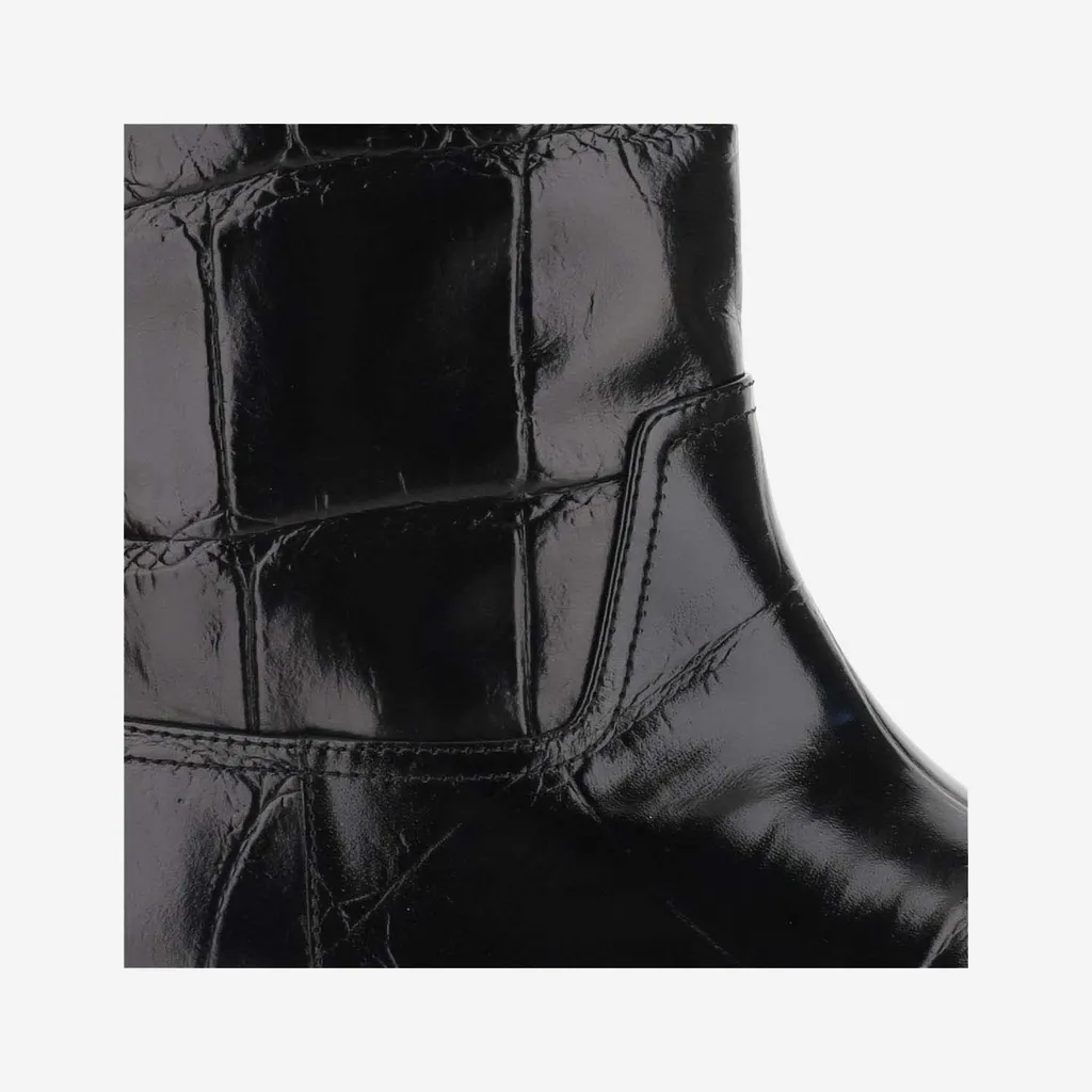 Paris Texas Bettina Embossed Knee-High Boots