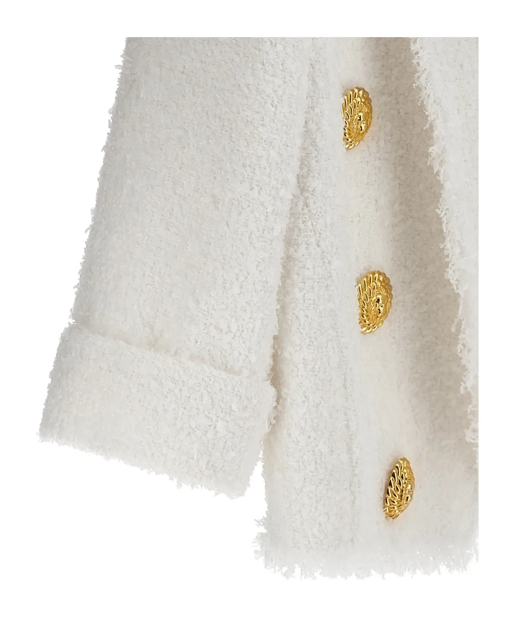 Balmain Tweed Cropped Jacket