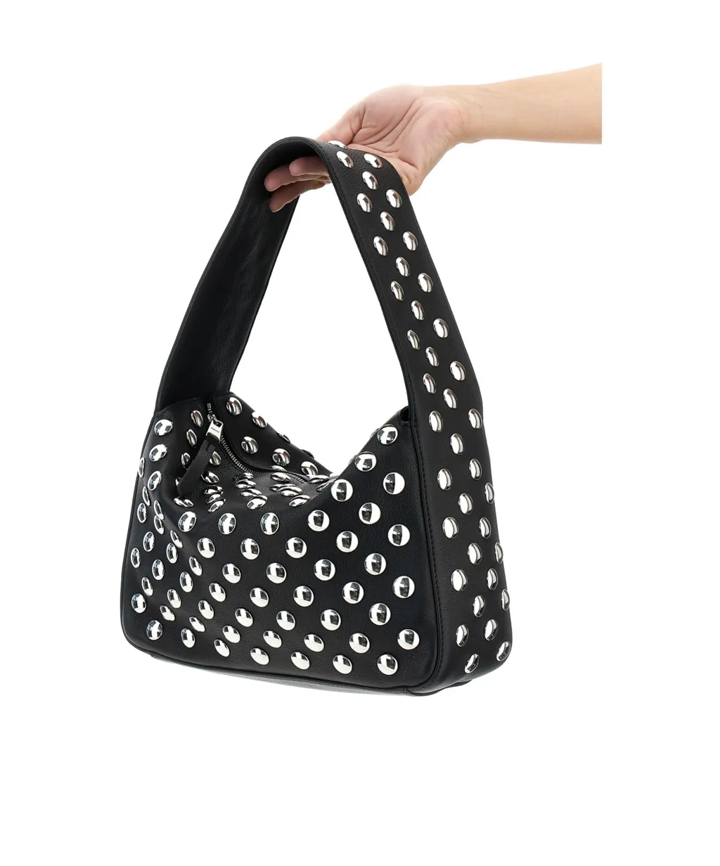 Khaite Elena Stud Embellished Shoulder Bag