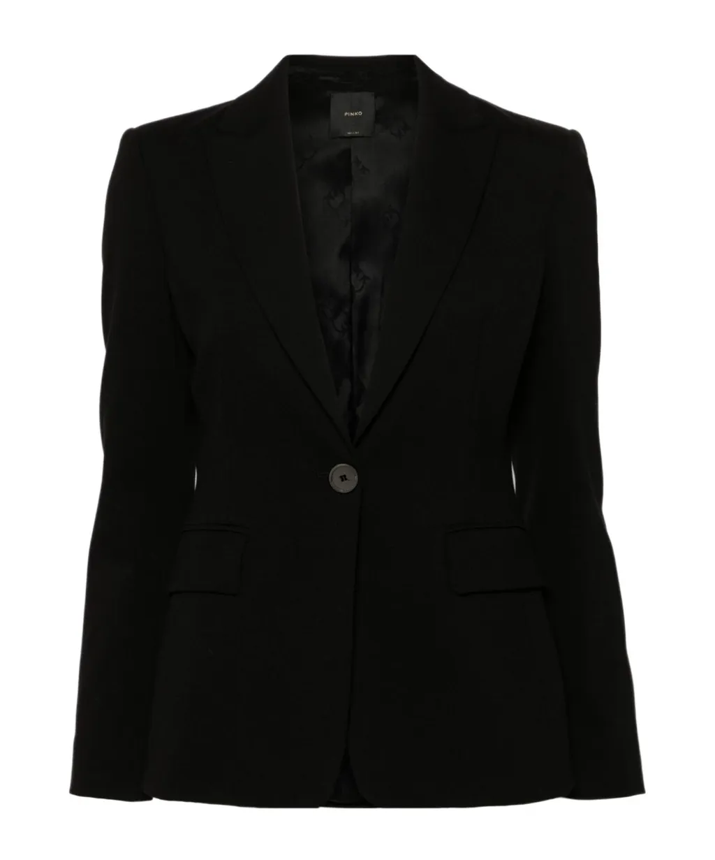 Pinko Signum Single-Breasted Tailored Blazer