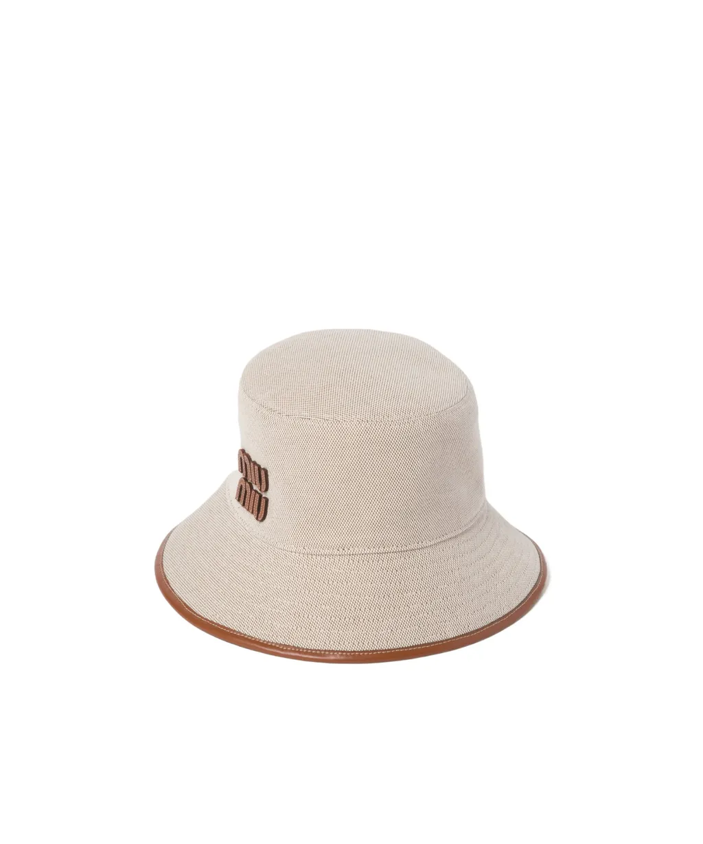 Miu Miu Logo-Patch Bucket Hat