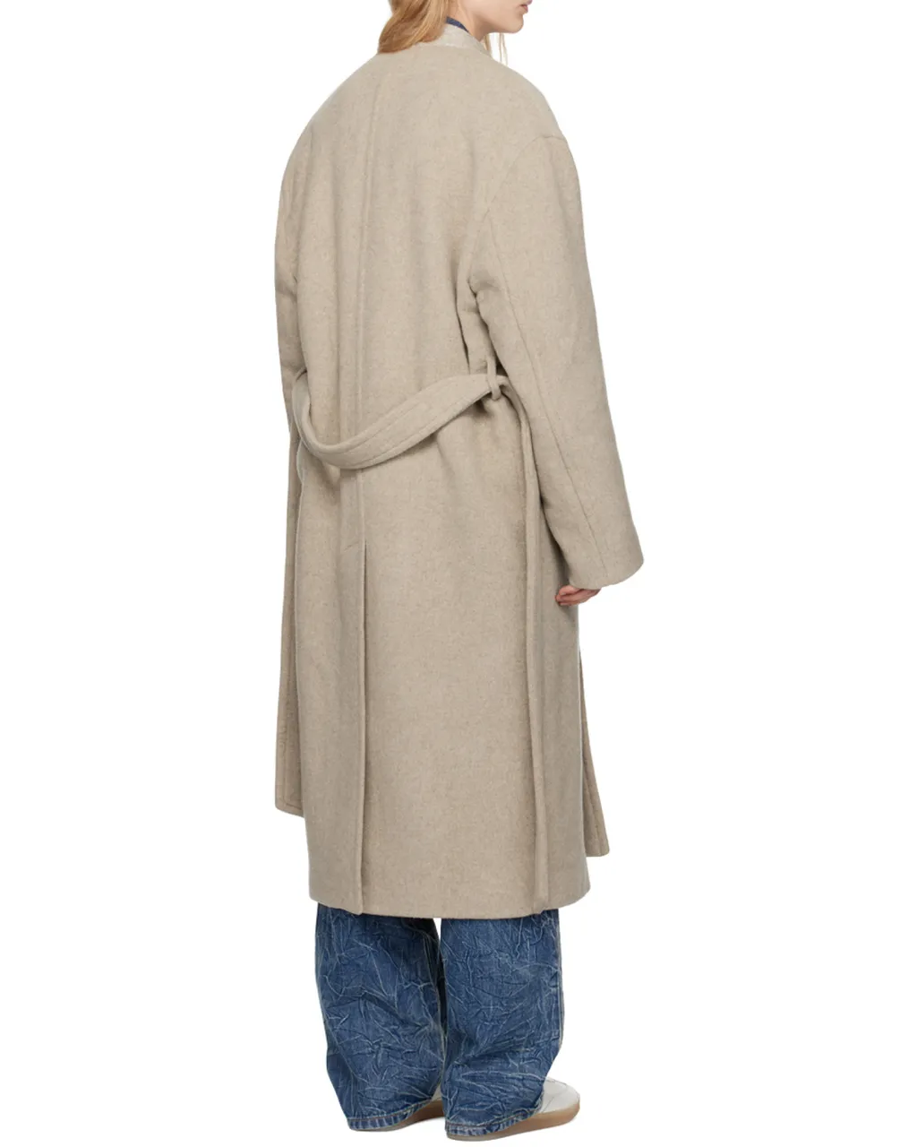 Mm6 Maison Margiela Belted Long Coat